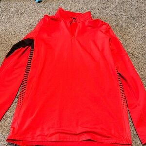 Under Armour Shirt Mens M Fitted Coldgear Reactor 1/4 Zip Activewear